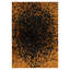 Alaisdair Splash Abstract Black Orange Area Rug-904268116