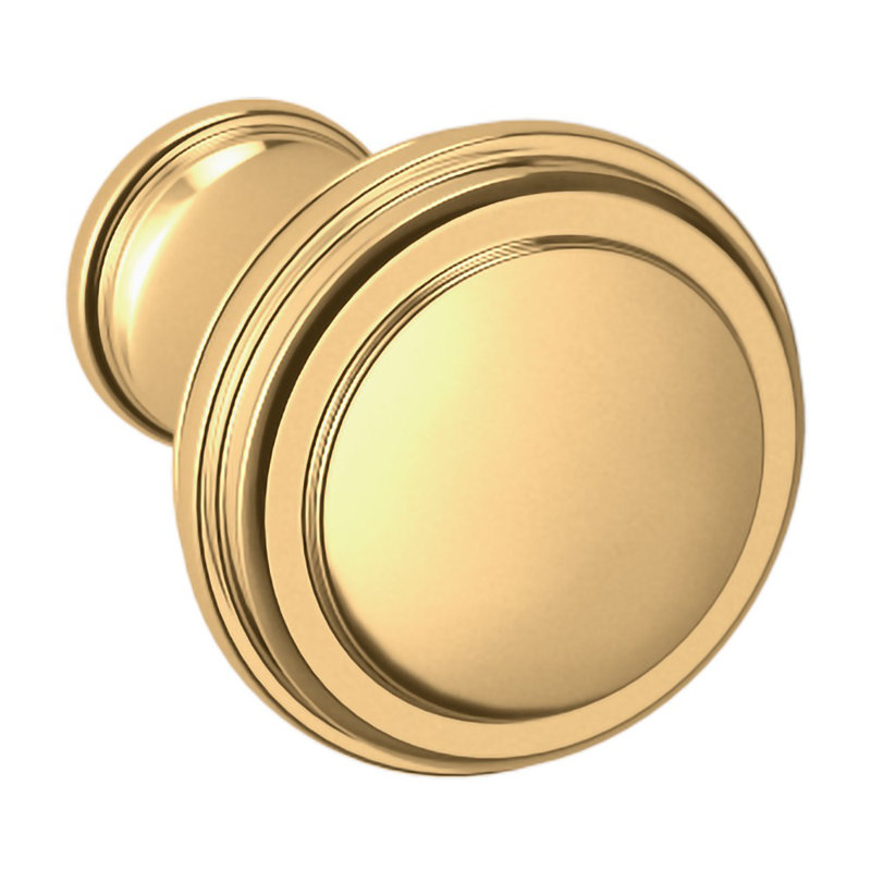 4454 Severin Fayerman Collection C Knob, Polished Brass