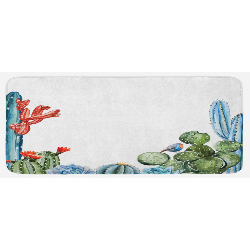 Tapis de cuisine cactus