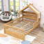 Lit maison en bois avec tablette de rangement, auvent amovible et garde-corps-2044885335-2044885321