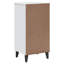 Angelice 40cm W Plastic Bedside Table-217073561