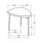 Triangular Solid Wood End Table-1066537376