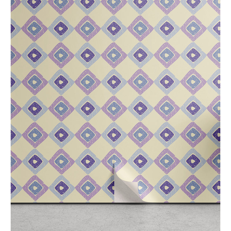 Panneau de papier peint adhésif Desravines Continuent, L 13 po x L 100 po
