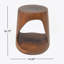 Table d'appoint, texture semblable au bois-2113167323