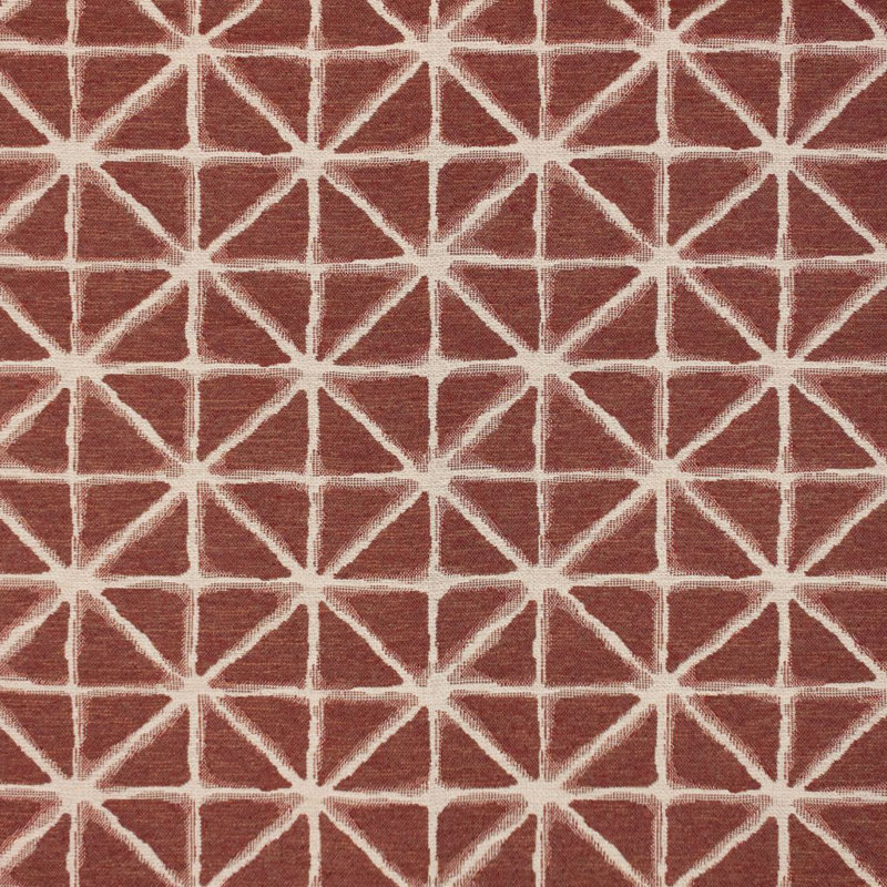 Suite Intersection Cotton Blend Fabric, Terra Cotta