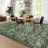 Machine Washable Non-Slip Rugs for Living Room Border Floral Vintage Distress Print Carpet Indoor Non-Shedding Rugs for Living Room Dining Room-166239352