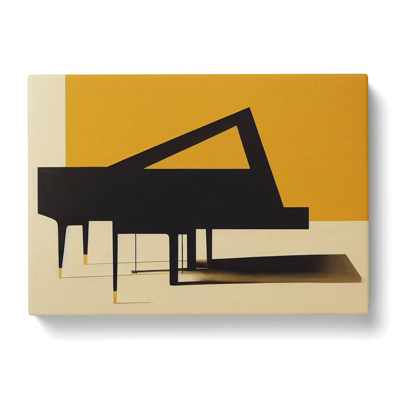 Modern Piano Abstract - Wrapped Canvas Print, 35cm H x 50cm W x 3cm D