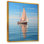 Coastal Calm Minimalisme, photo de voilier sur toile
