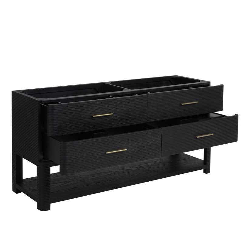 Base de meuble-lavabo double l 72 po Lucian