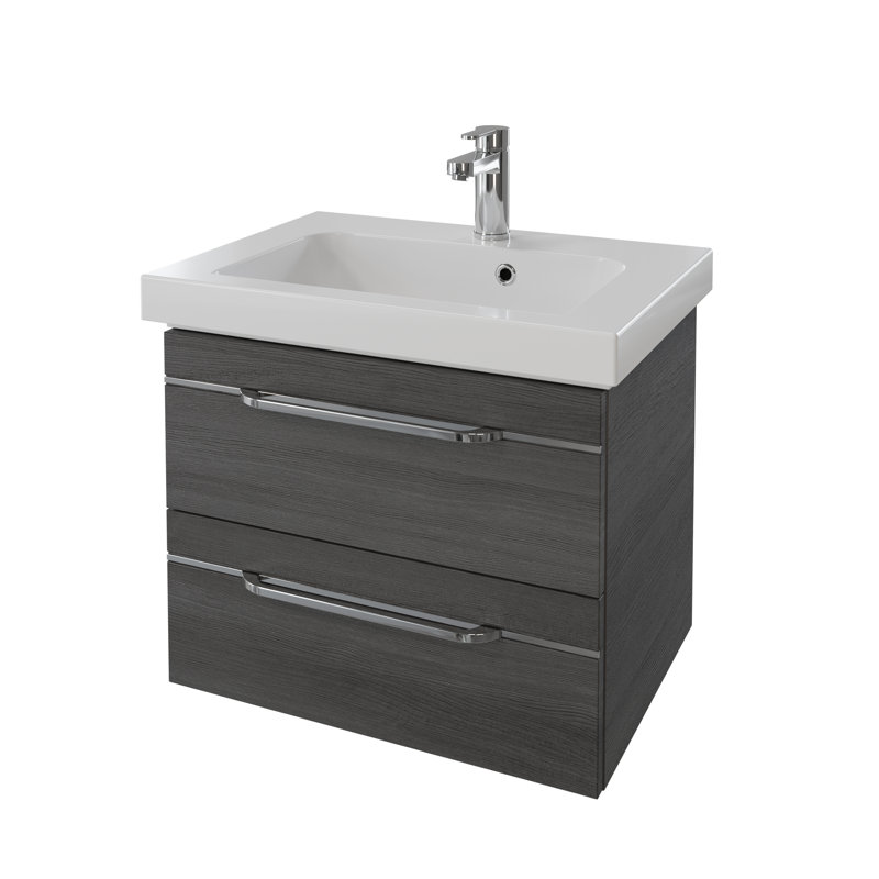 Balto Bathroom Furniture Suite, Dark grey