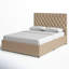Lit plateforme tapissier avec rangement Cletus-1691165816