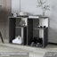 Table d'appoint en mélamine avec rangement ouvert-1952498089