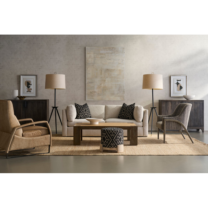 Sebastian Sofa, Oatmeal, 32" H x 89.5" W x 38.5" D