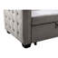 Canapé modulaire 77 po avec rangement et canapé-lit réversible gris de 77 po
