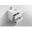 Ensemble de meuble-lavabo simple de 24 po pour la salle de bain à fixation murale Royka-21375997