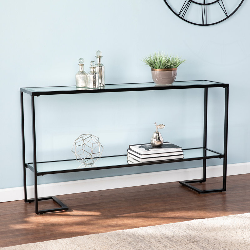Console Horten Glam - étroite, Noir