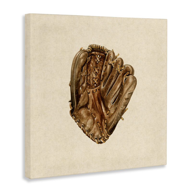 Toile de gant de baseball All Star, design par Bethany Sandoval, H 36 po x l 36 po