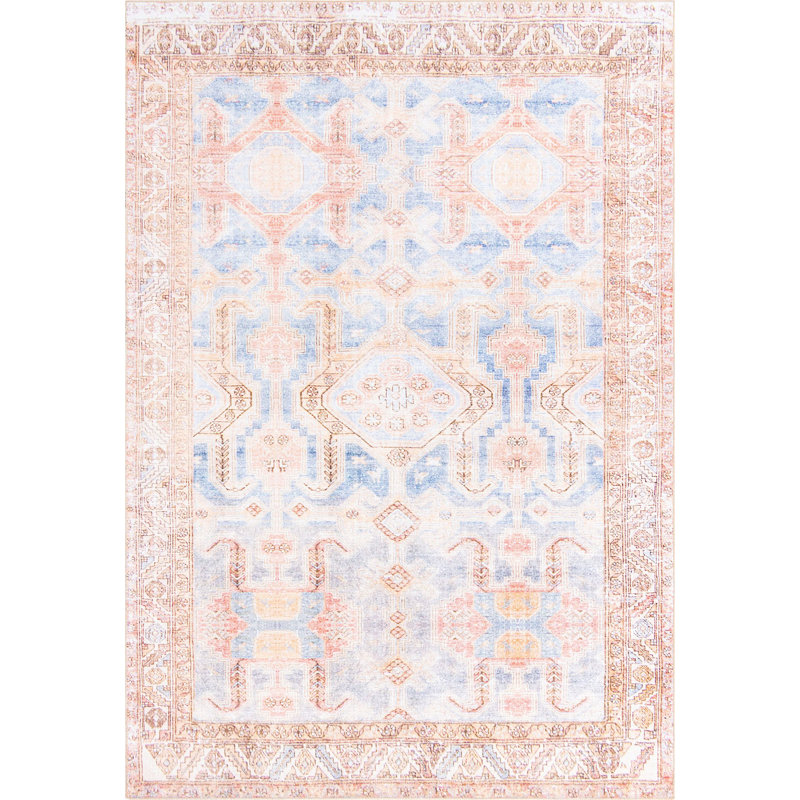 Mcclamma Chenille Oriental Indoor Rug, Rectangle 8'4" x 12'