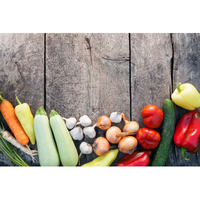 Légumes frais - photographie sur toile tendue
