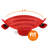 Cheer Collection Silicone Colander-62794086