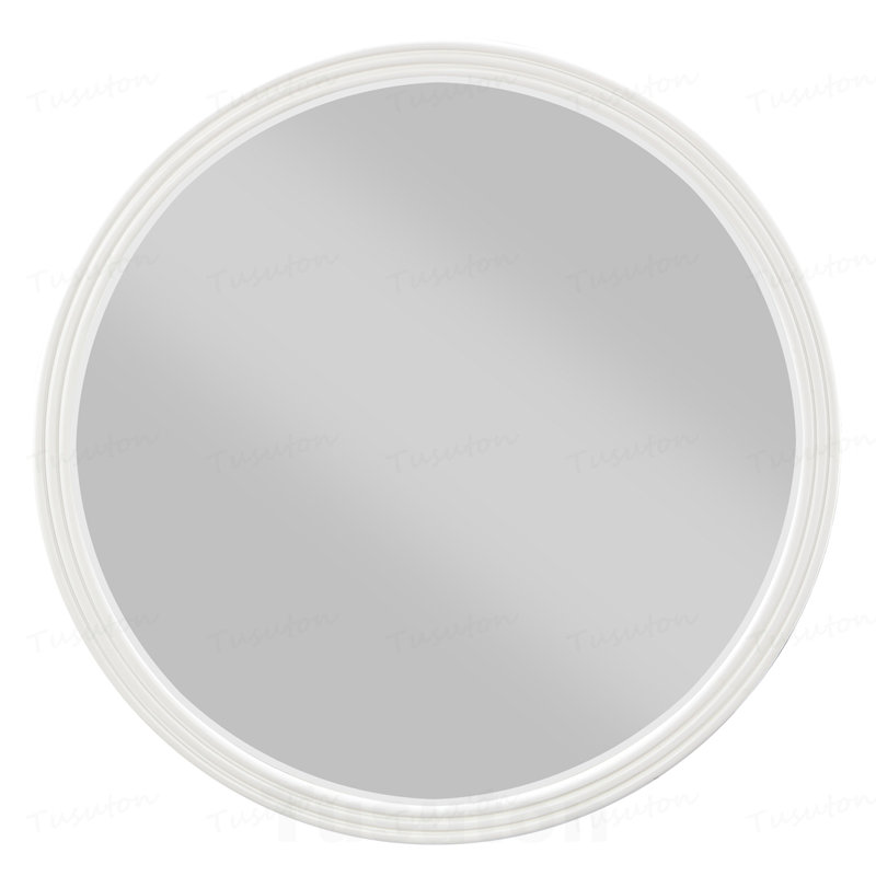 Miroir rond gris Carena
