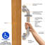 Barre d'appui en métal 14,7 po