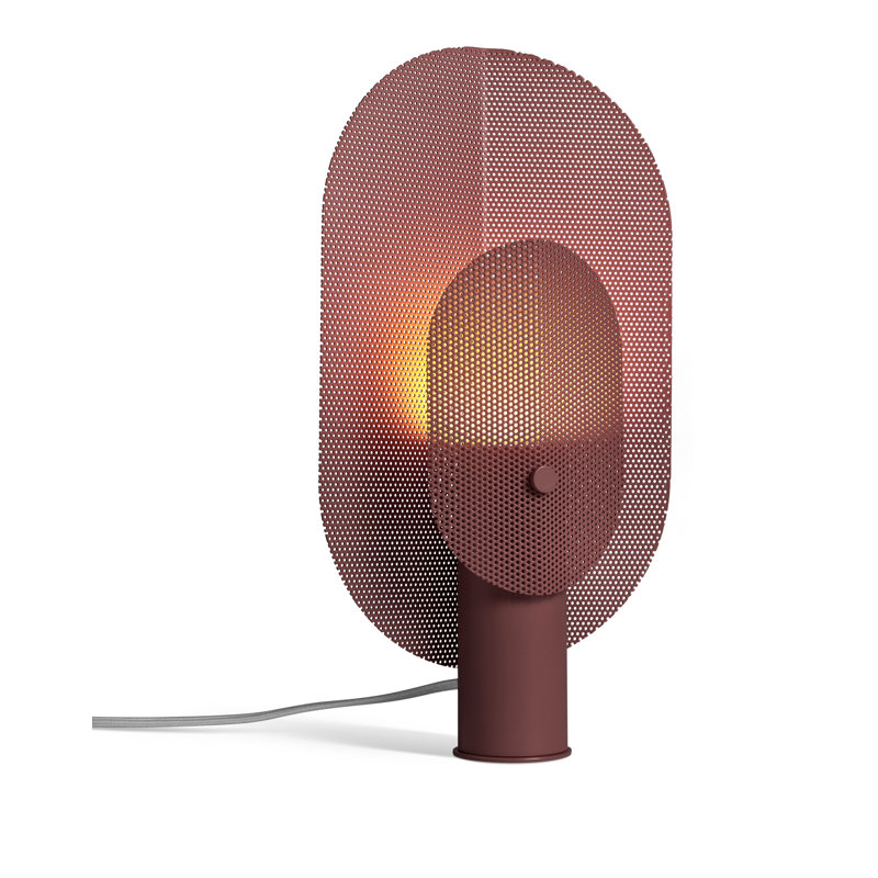 Filter Table Lamp, Oxblood