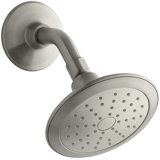 Alteo 2.0 GPM Single-Function Showerhead with Katalyst Air-Induction Spray and Katalyst Air Induction Spray