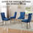  Modern Tufted Velvet Upholstered Dining Chairs Kitchen Chairs (Set of 2)-1677424129