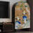 Arched Double Door Wardrobe Storage Cabinet