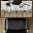 Abstract perched birds - 15.75"x31.50" Desk mat