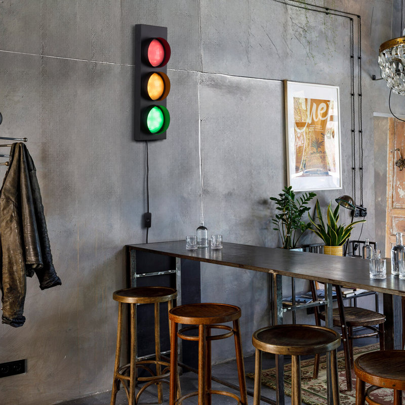 Metal Traffic Light Wall Sconce Wall Lighting