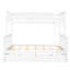 Lit superposé blanc avec et - Améliore le style de rangement en fonction de vos besoins en espace-752423077