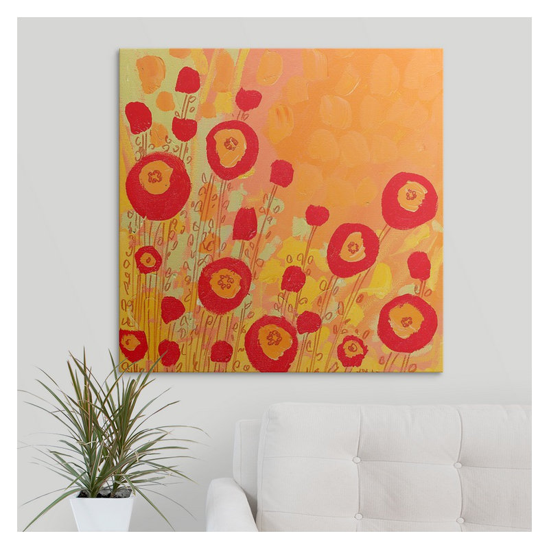 «Nolani Orangecicle», reproduction, H 35 po x l 35 po x P 1,5 po, Toile