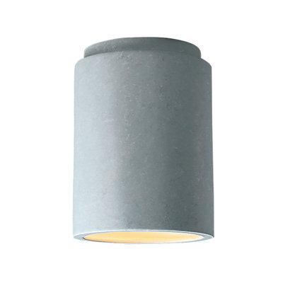 Sumatra Single Light Ceramic Flush Mount