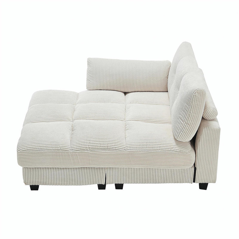 canapé-lit, très grande méridienne, canapé-lit confortable, Beige
