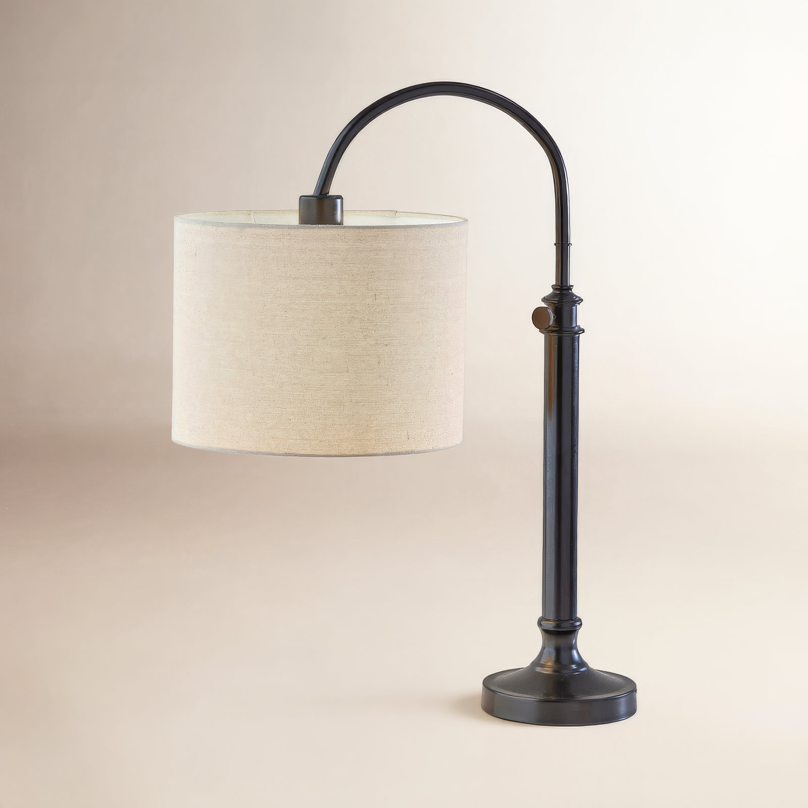 Slade Metal Arched Lamp, Antique Bronze