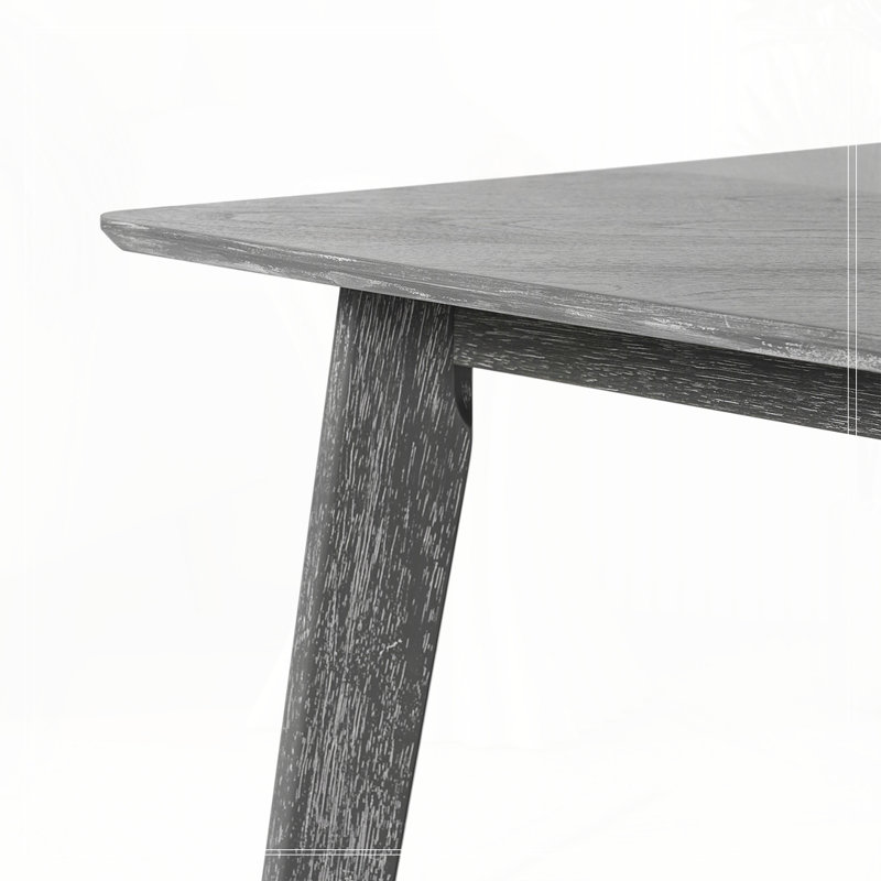 Dining Table, Kitchen Room Table For 6, Gray
