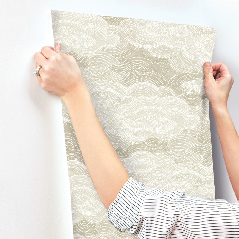 Chuk Abstract Wallpaper Roll, White