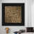 Black Floater Framed
