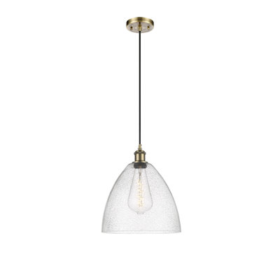 Luminaire suspendu en forme de dôme à 1 lumière Haide