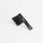 Essex Matte Black Double Dummy Modern Door Lever-71089283-71089284-71450856