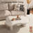 Cloud-Shaped Wooden Cloud Coffee Table for Living Room – 39" & 49" Modern Free-Form Design with 3 Legs and Soft-Matte, Subtle-Sheen Tabletop-1314804958-1314804953