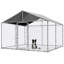 Outdoor Large Dog Kennel With Canopy and Lockable Door-96910237