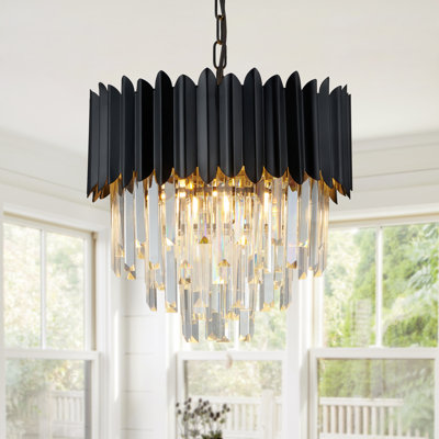  House of Hampton® Tiered Crystal Chandelier Light