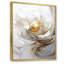 Impression sur toile Fractal Gold Sphere On White I - Fractals-2048786711-2048786713