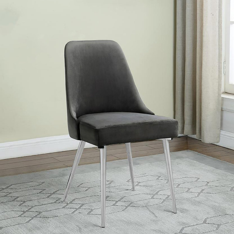 Chaise d'appoint rembourrée (ensemble de 2)