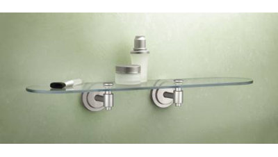 Iso Glass Bracket Shelf