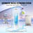 VEVOR 130 lb. Daily Production Cube Clear Ice Freestanding Ice Maker