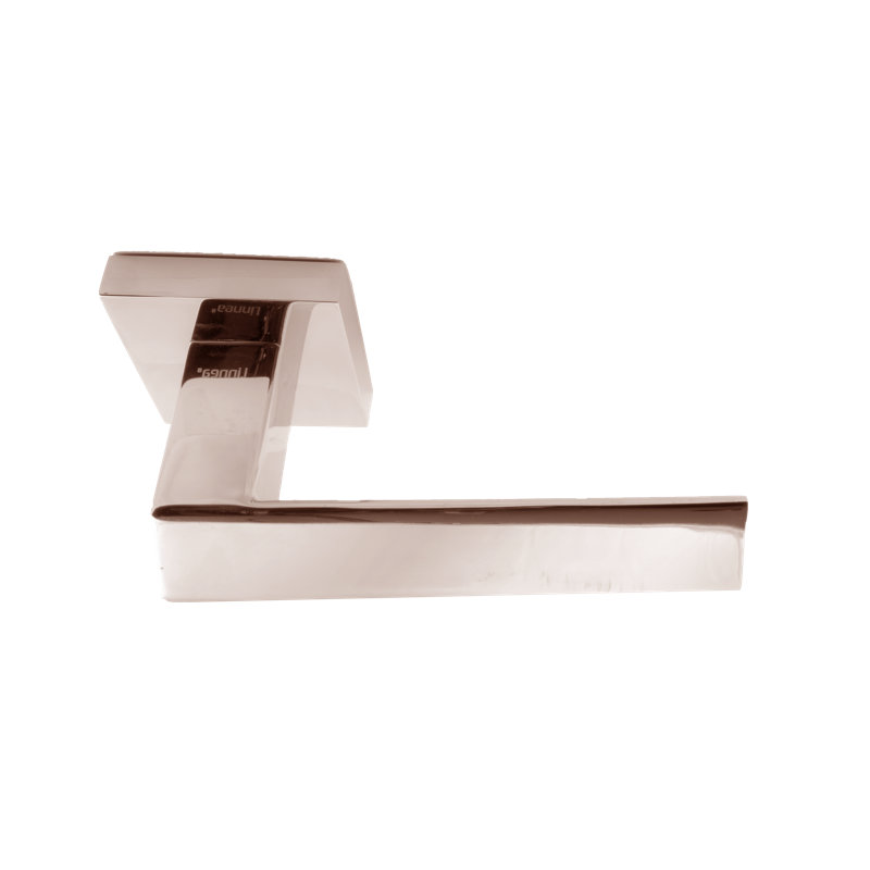 Full Double Dummy Door Lever Set, Satin Black, 10